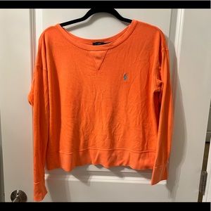 Orange Polo Ralph Lauren Crewneck